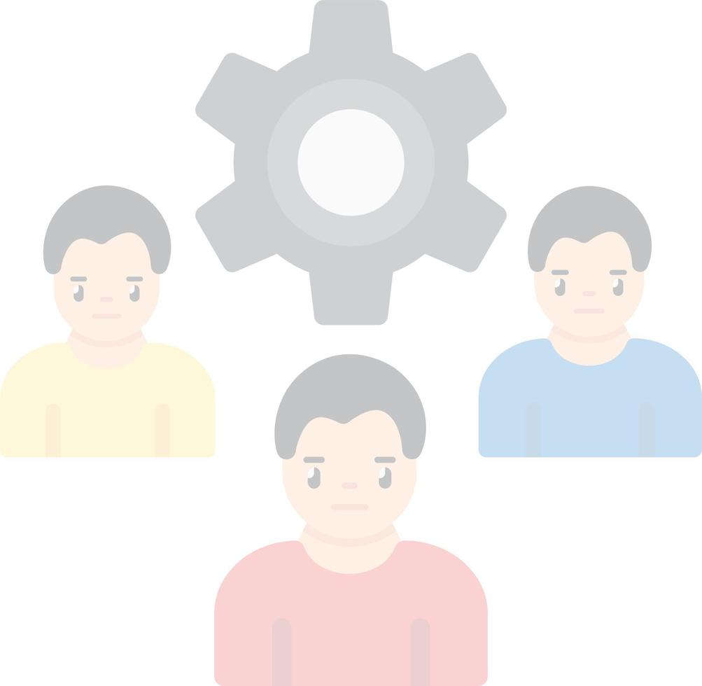 diseño de icono de vector de gestión de empleados