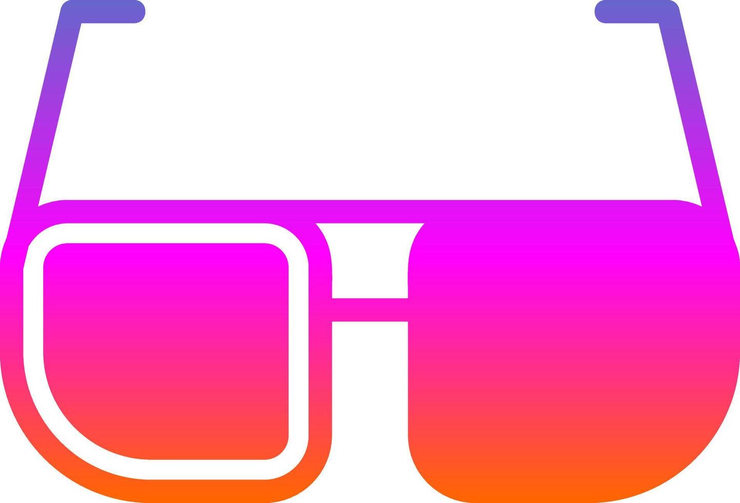 Fun Glasses Vector Icon Design