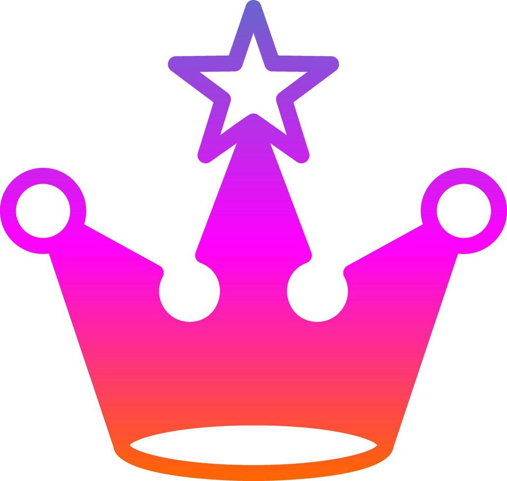 diseño de icono de vector de corona