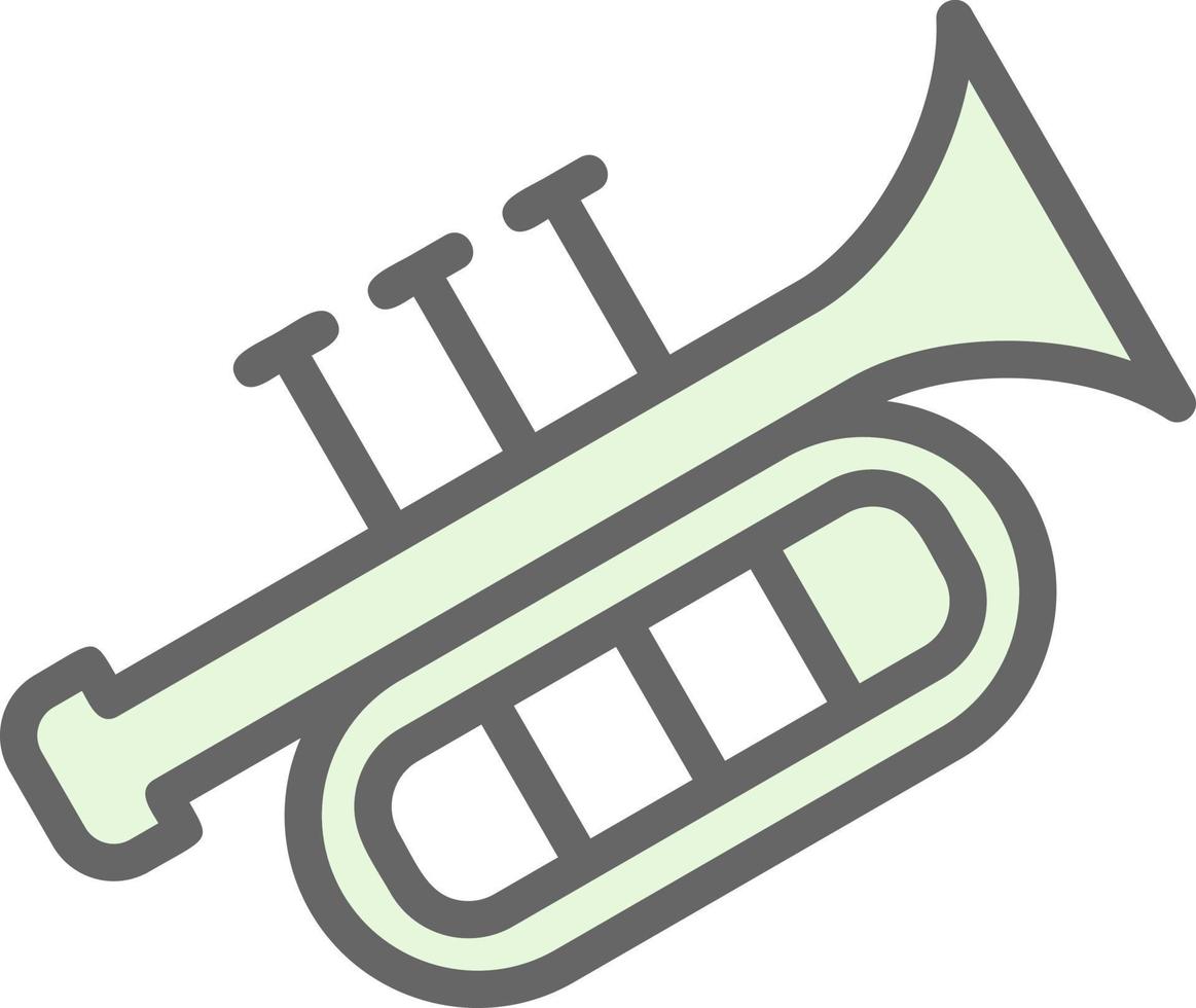 Trumpet Vector Icon Design