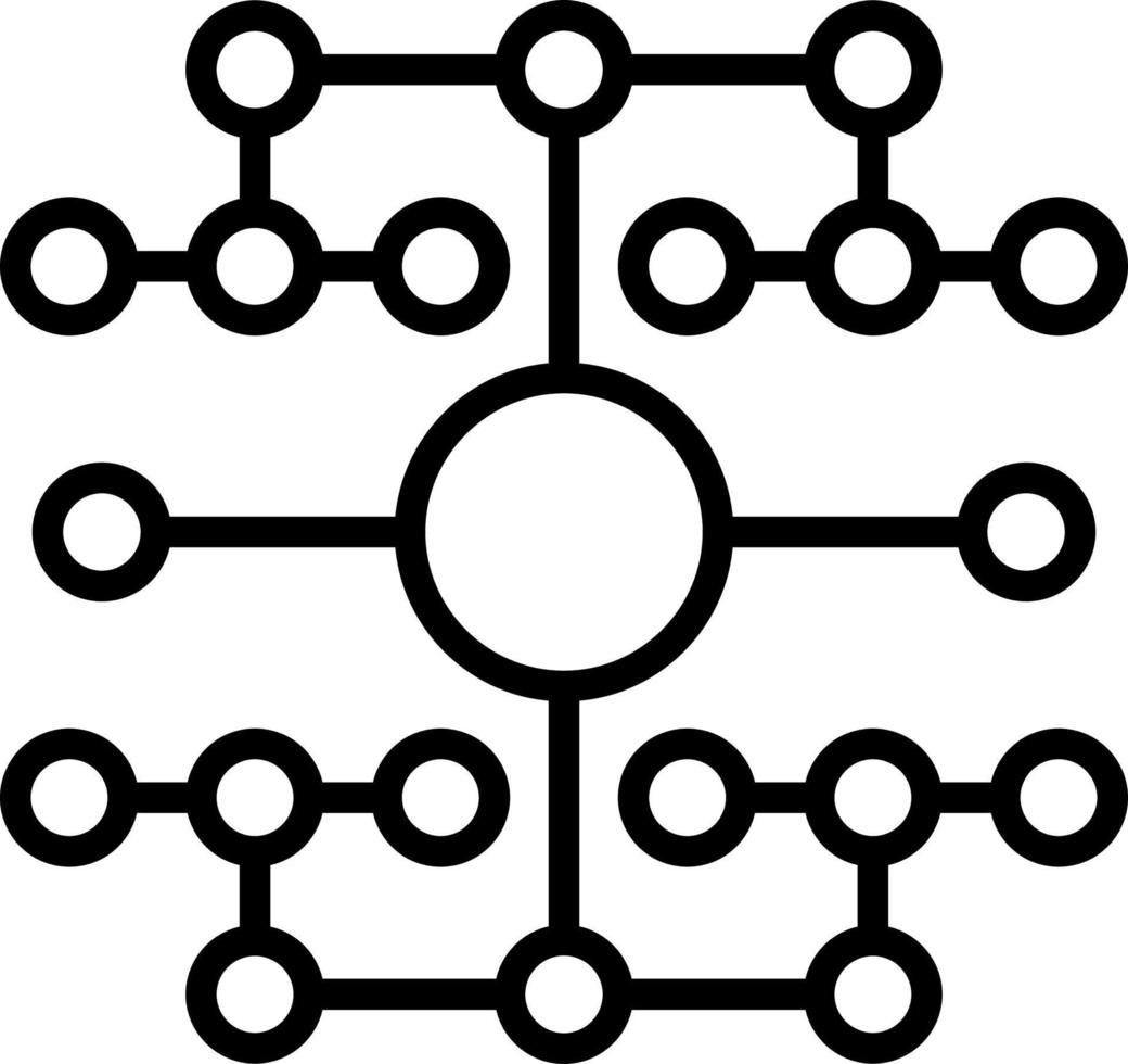 Concept Map Vector Icon Design