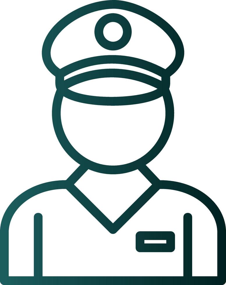 Gate Keeper Vector Icon Design