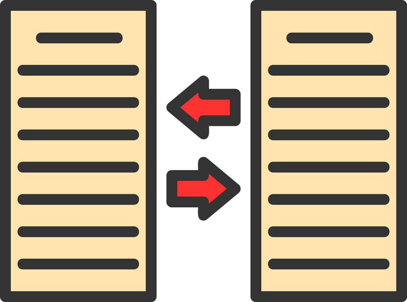 Files Exchange Vector Icon Design