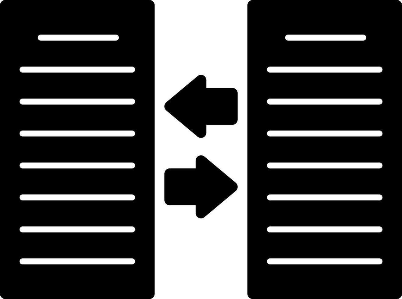 Files Exchange Vector Icon Design
