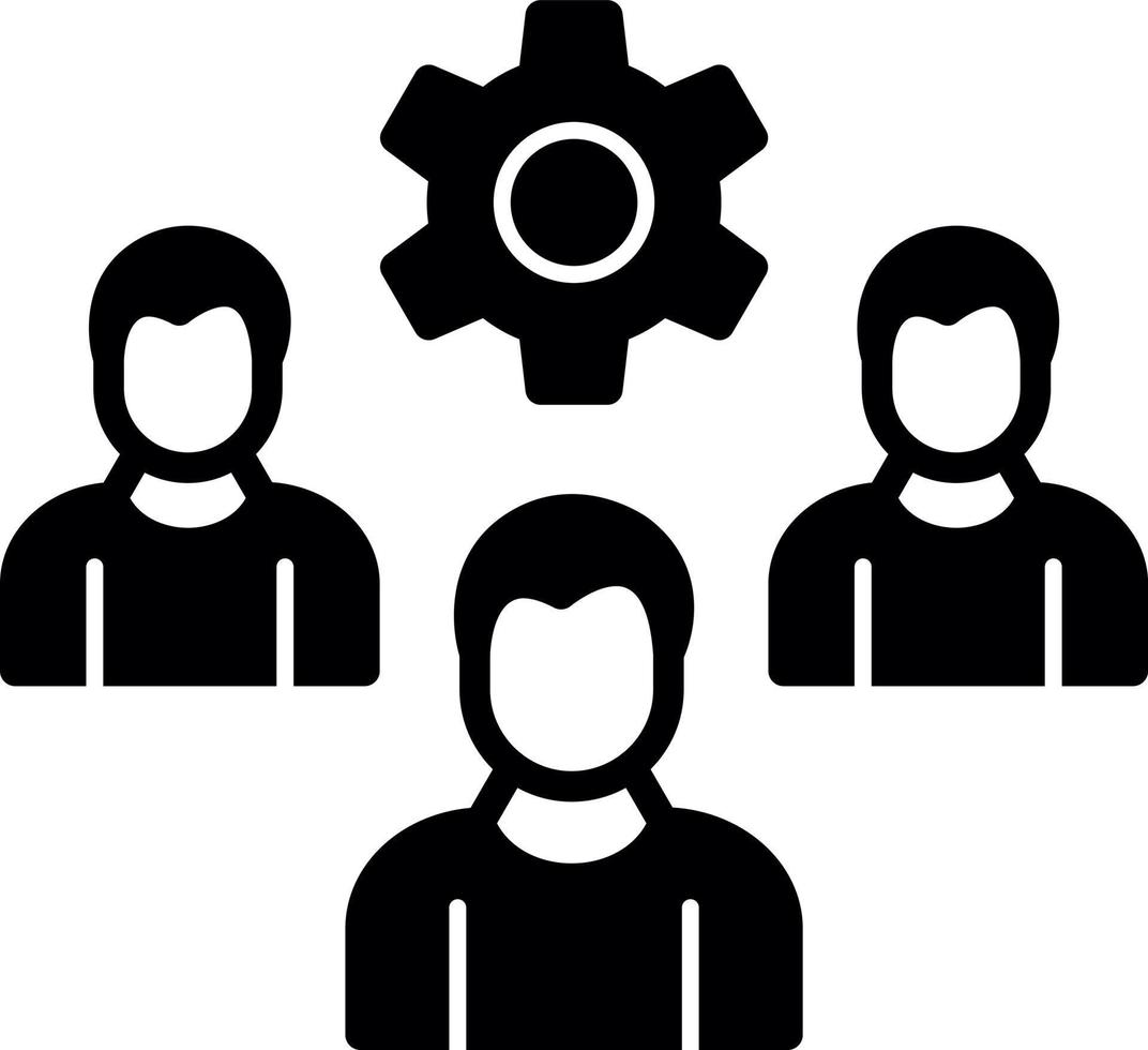 Employee Management Vector Icon Design