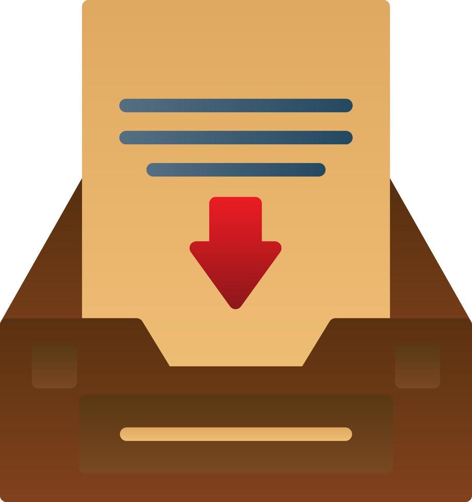 Project Inbox Vector Icon Design