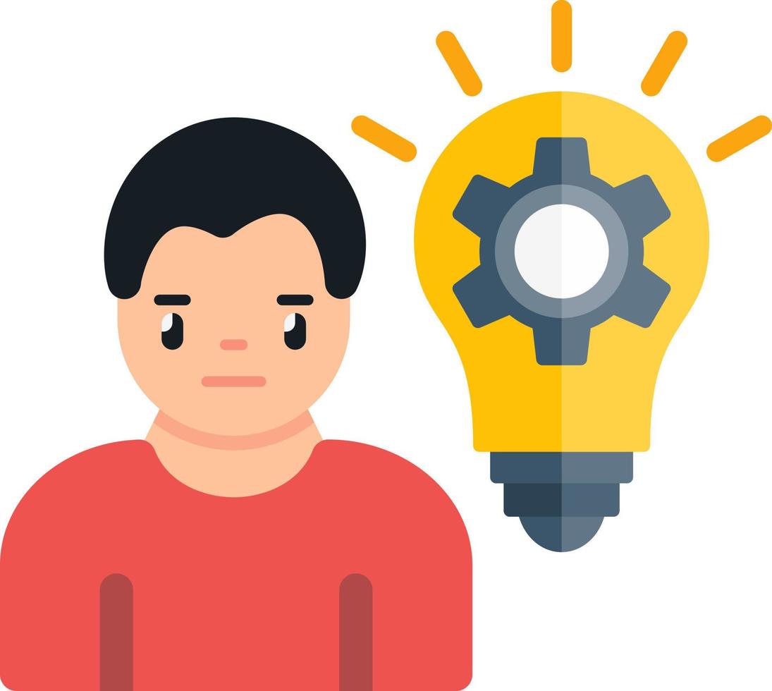 Idea Generation Vector Icon Design