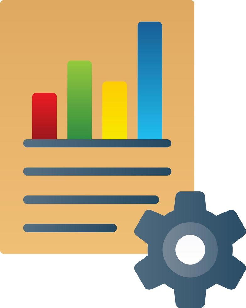 Task Analysis Vector Icon Design