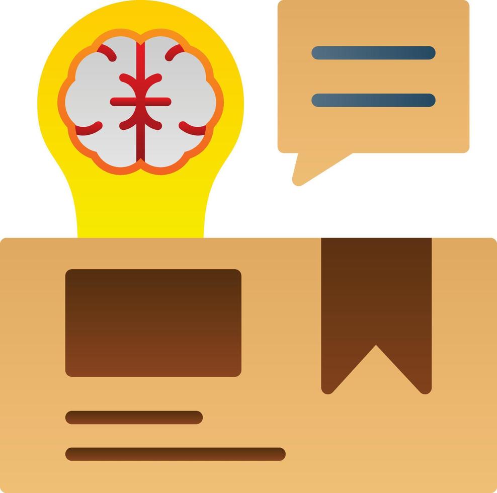 Think Out Of The Box Vector Icon Design