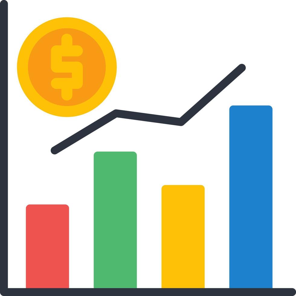 Financial Data Vector Icon Design