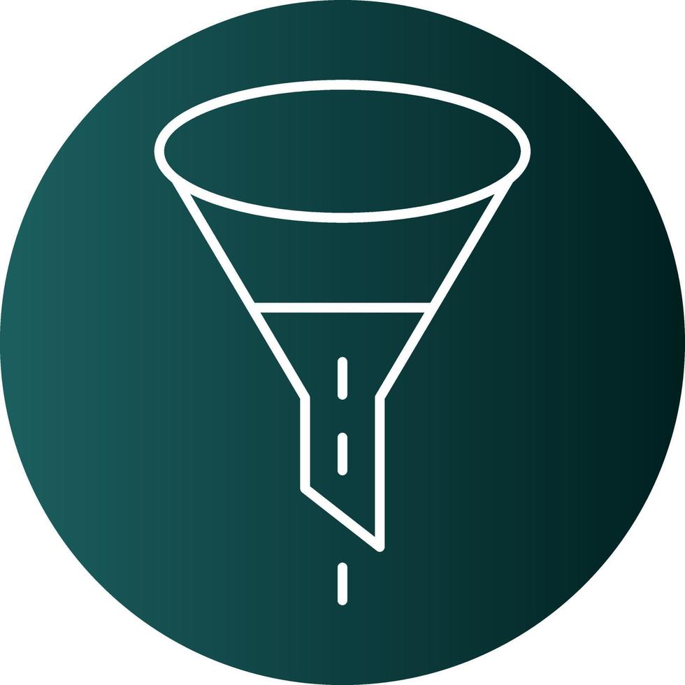 Funnel Vector Icon Design