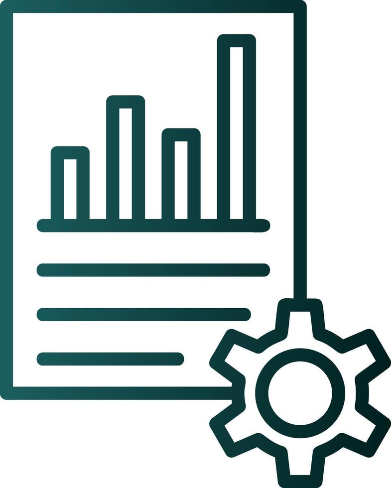 Task Analysis Vector Icon Design