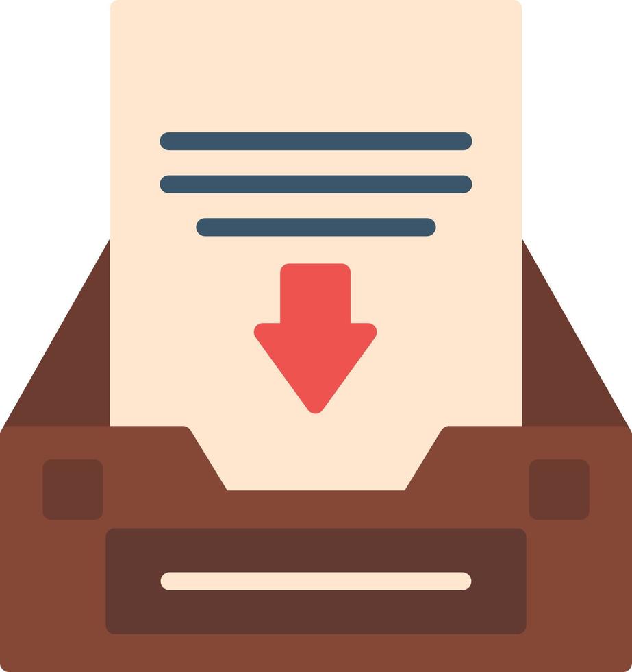 Project Inbox Vector Icon Design