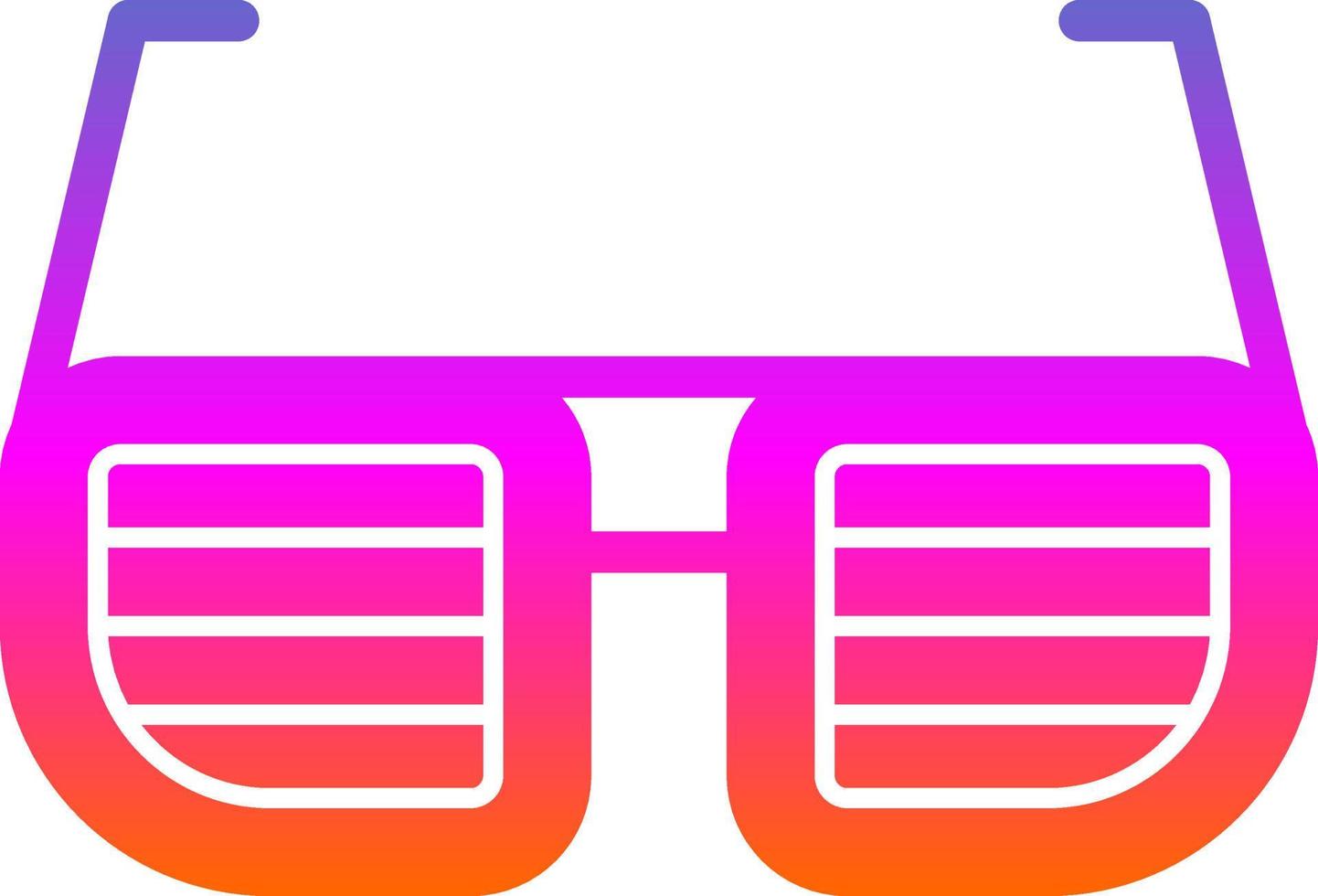 diseño de icono de vector de gafas divertidas