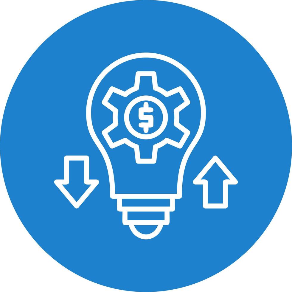 Project Revenue Vector Icon Design