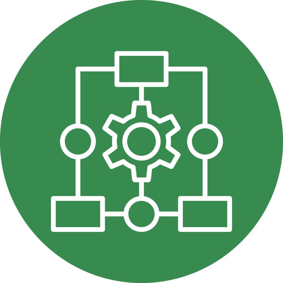 Workflow Process Vector Icon Design