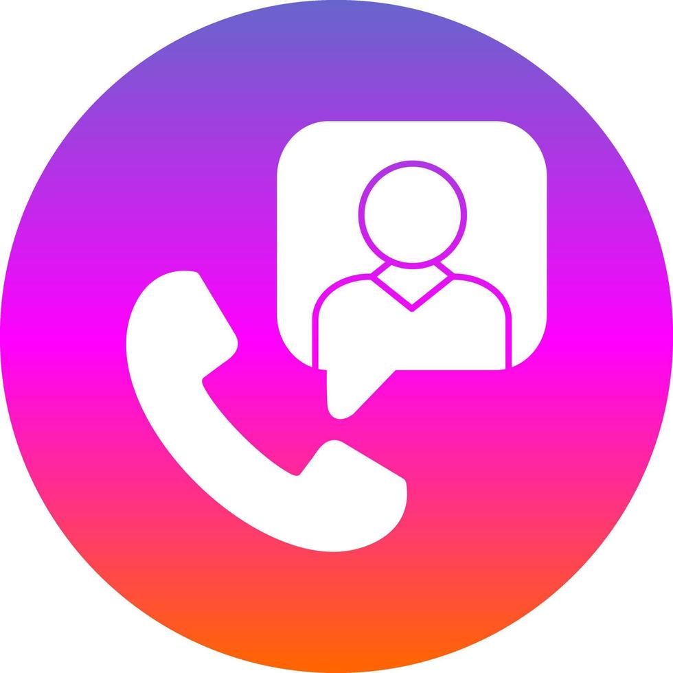 Cold Calling Vector Icon Design