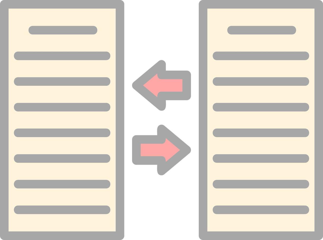 Files Exchange Vector Icon Design