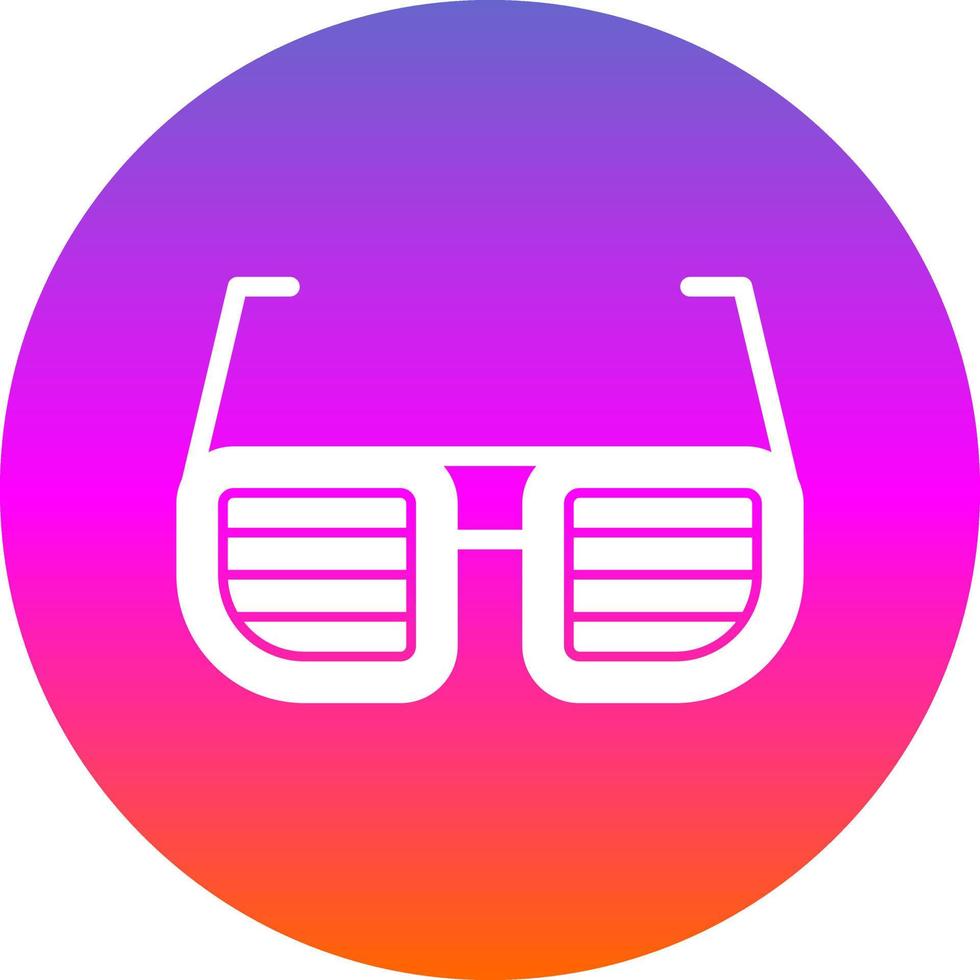 Fun Glasses Vector Icon Design