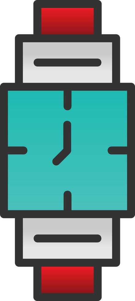 Wristwatch Vector Icon Design
