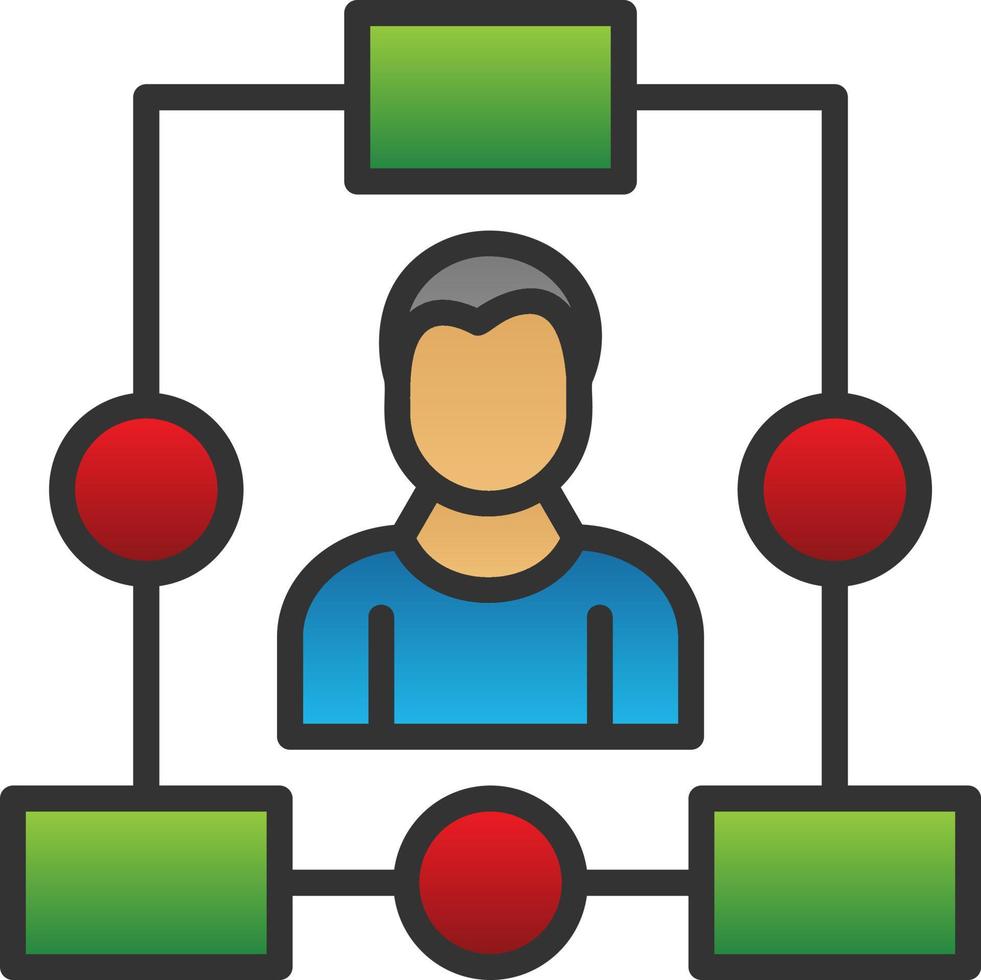 Workflow Vector Icon Design