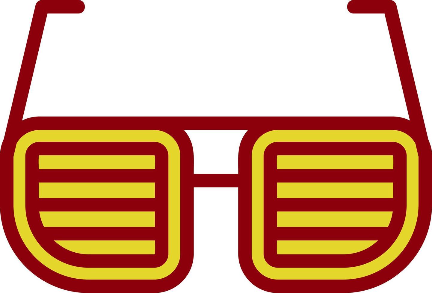 Fun Glasses Vector Icon Design