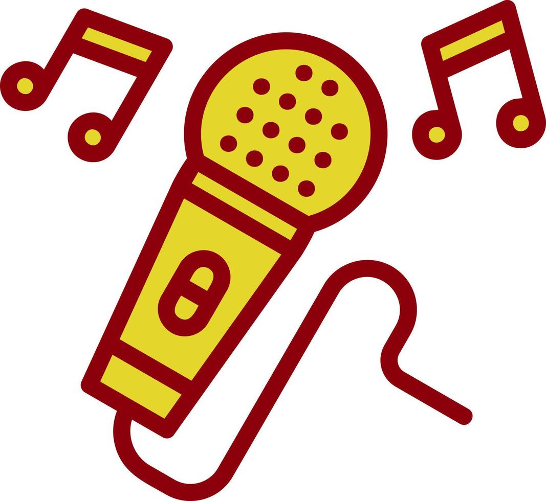 diseño de icono de vector de karaoke