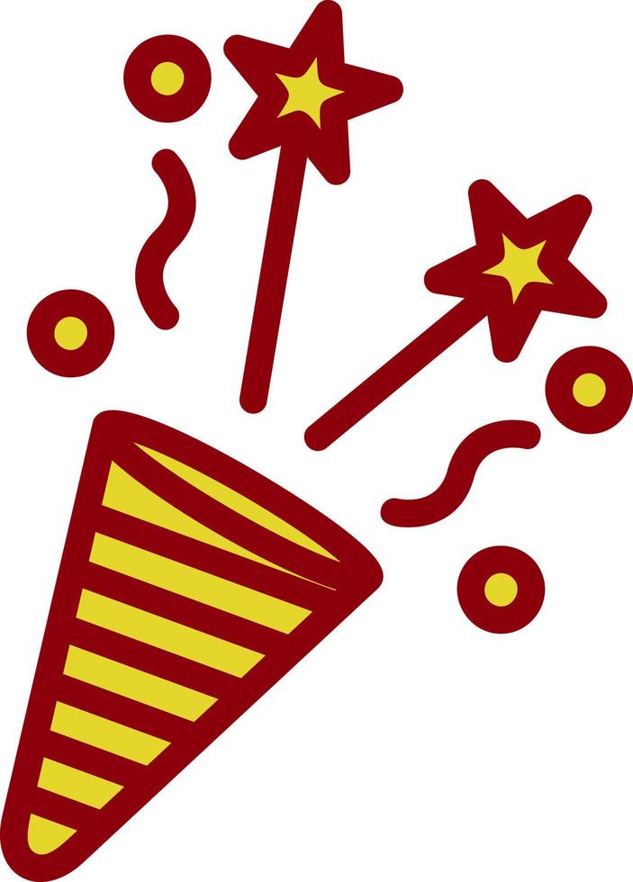 Confetti Vector Icon Design
