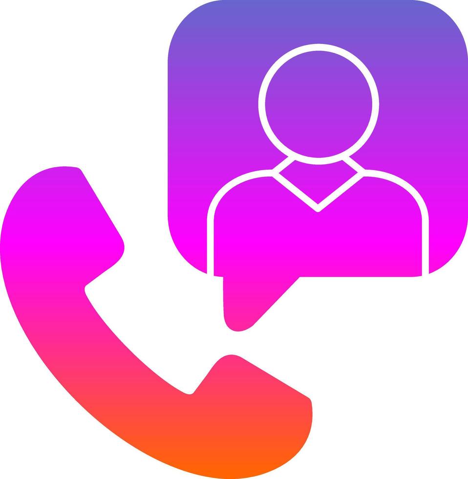 Cold Calling Vector Icon Design