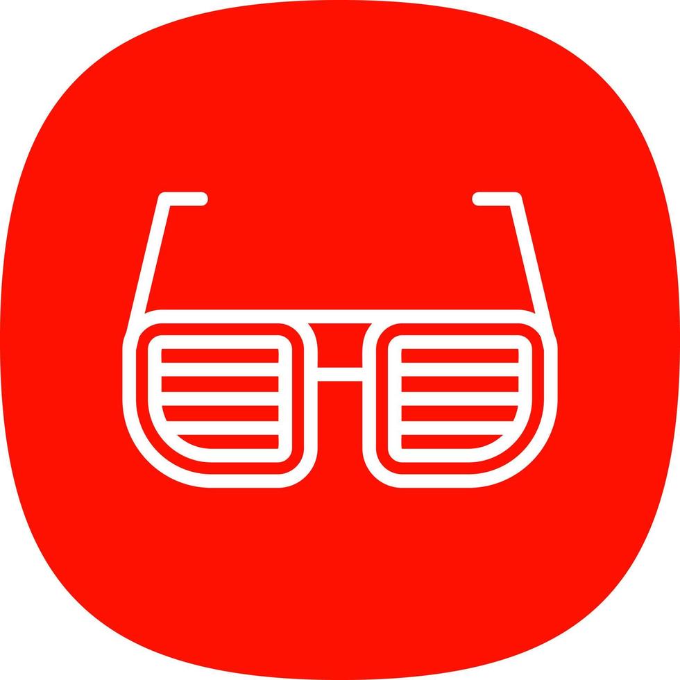 Fun Glasses Vector Icon Design