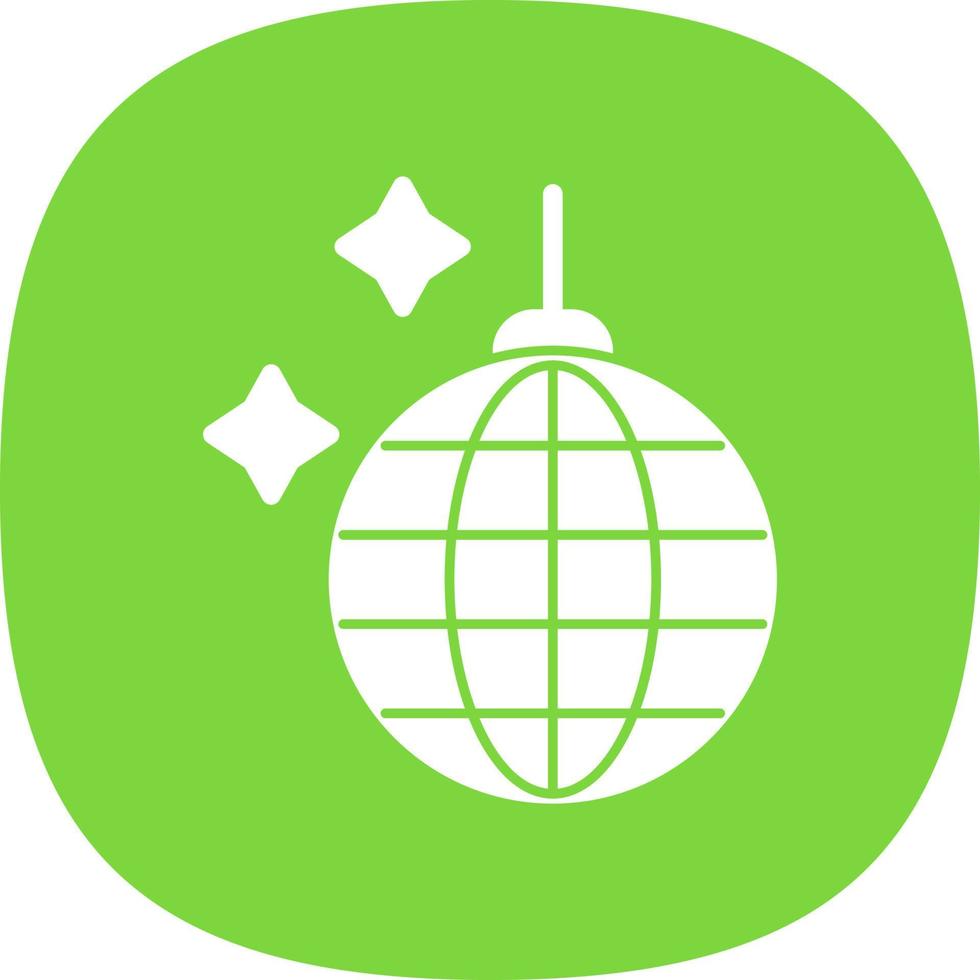 Disco Ball Vector Icon Design