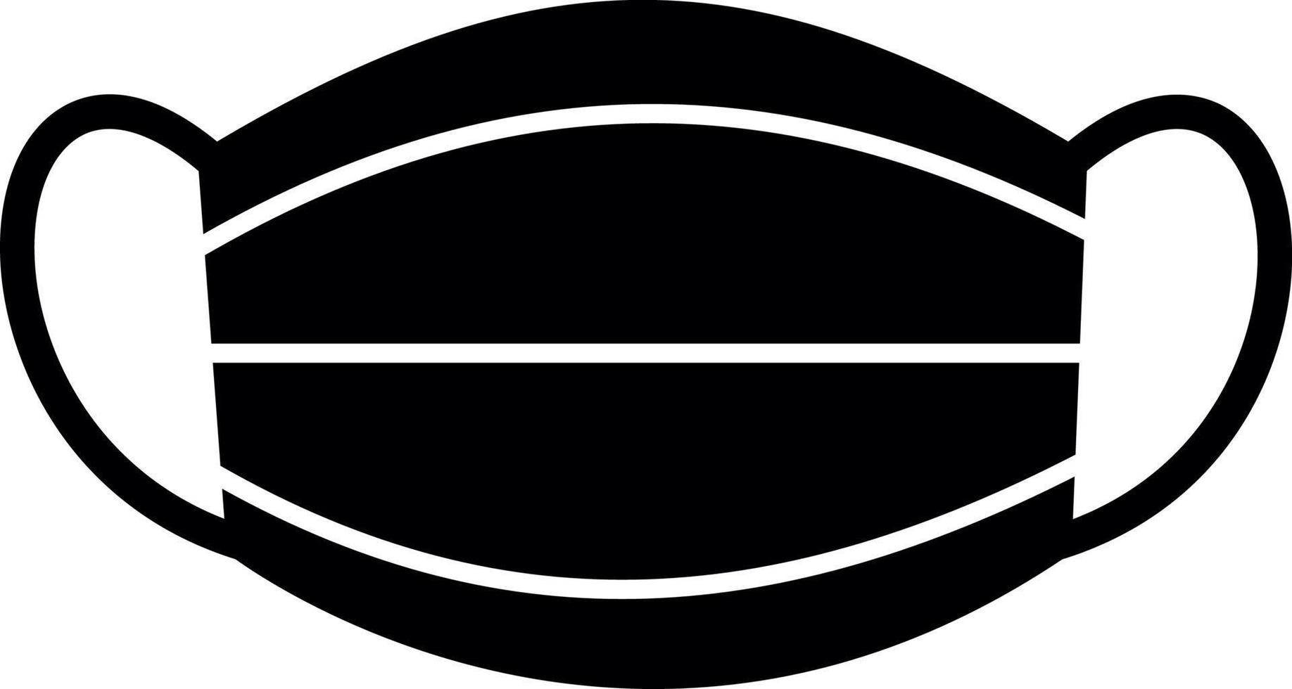 Face Mask Vector Icon Design