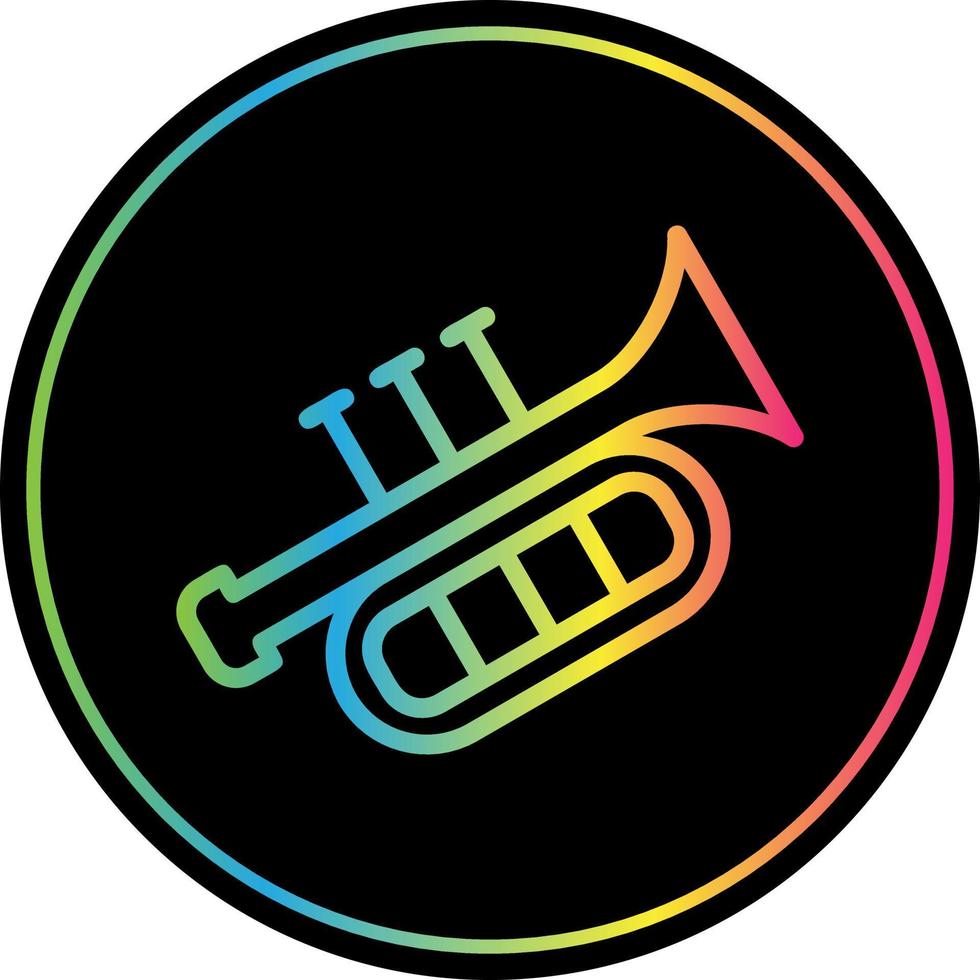 Trumpet Vector Icon Design