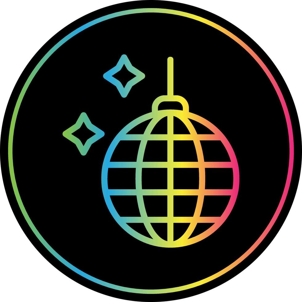 Disco Ball Vector Icon Design