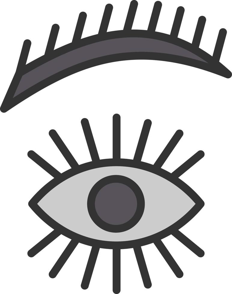 Eyebrow Vector Icon Design