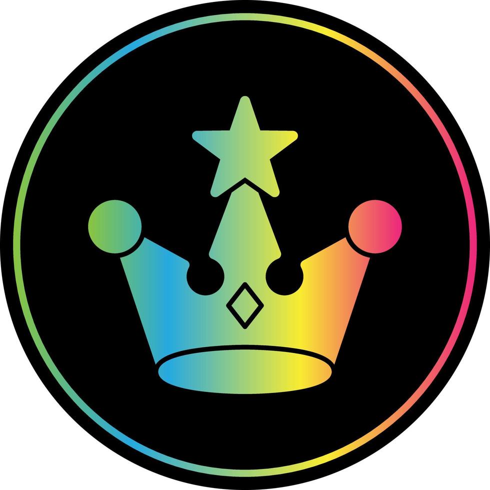 Crown Vector Icon Design