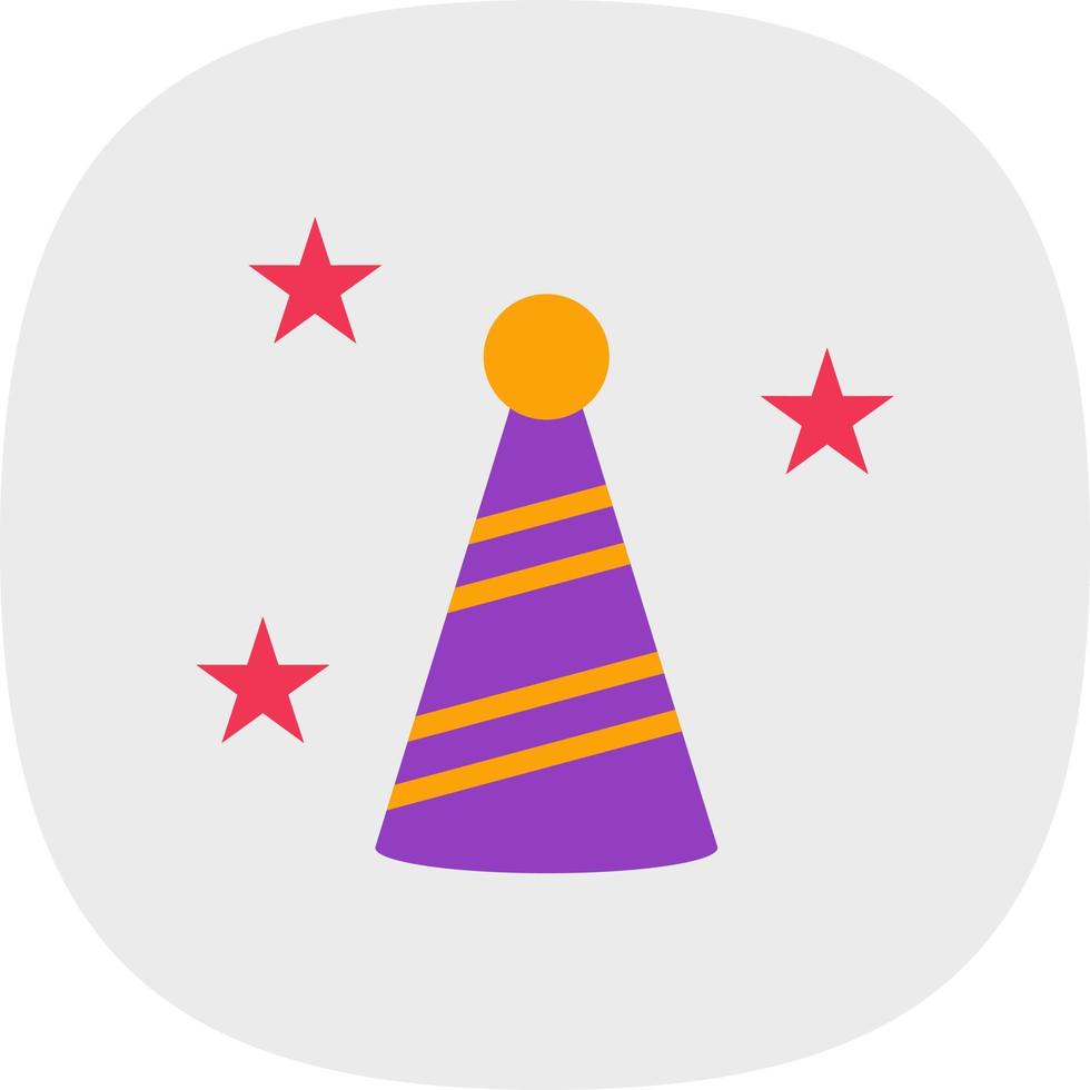 Party Hat Vector Icon Design