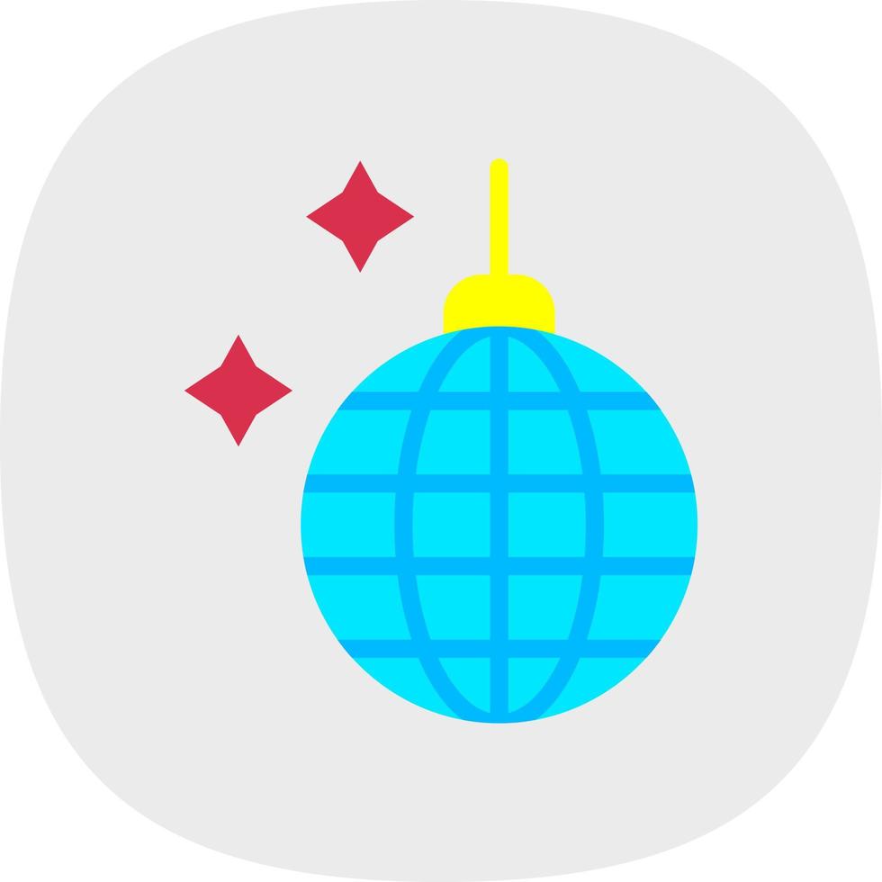 diseño de icono de vector de bola de discoteca