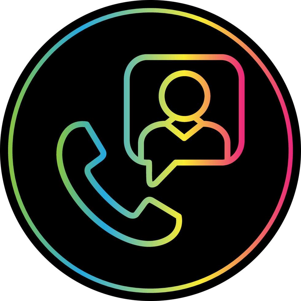 Cold Calling Vector Icon Design