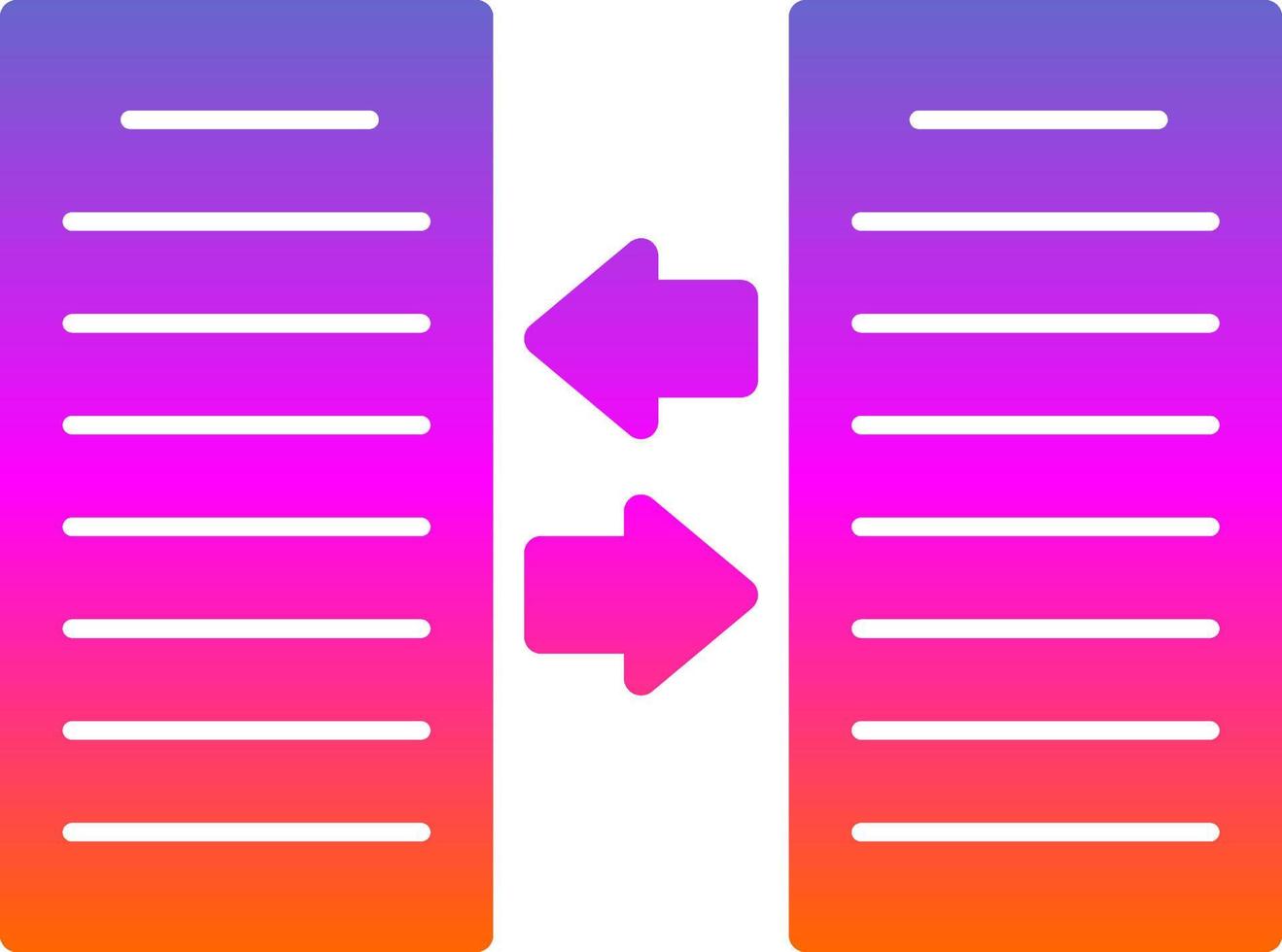 Files Exchange Vector Icon Design