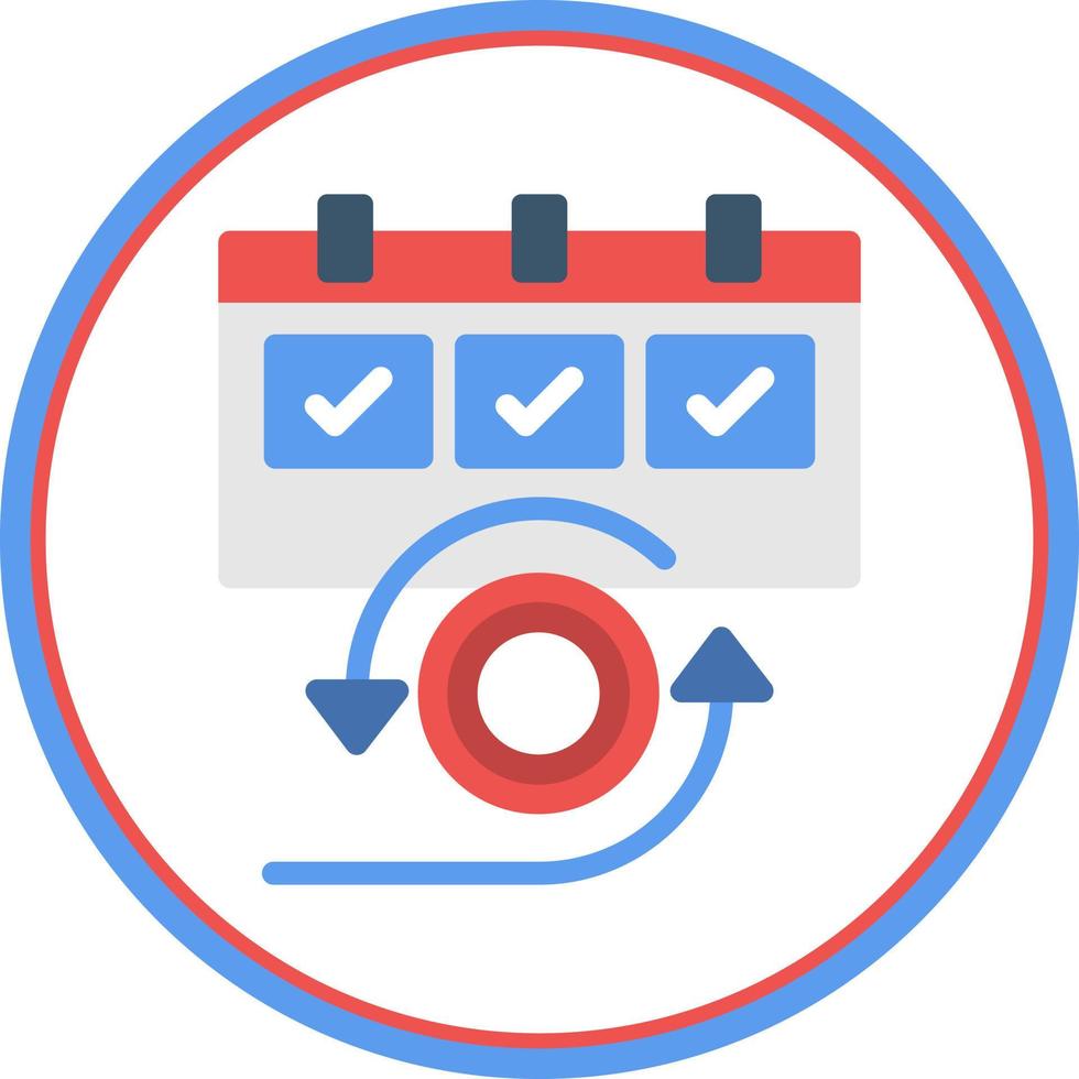 Daily Scrum Vector Icon Design