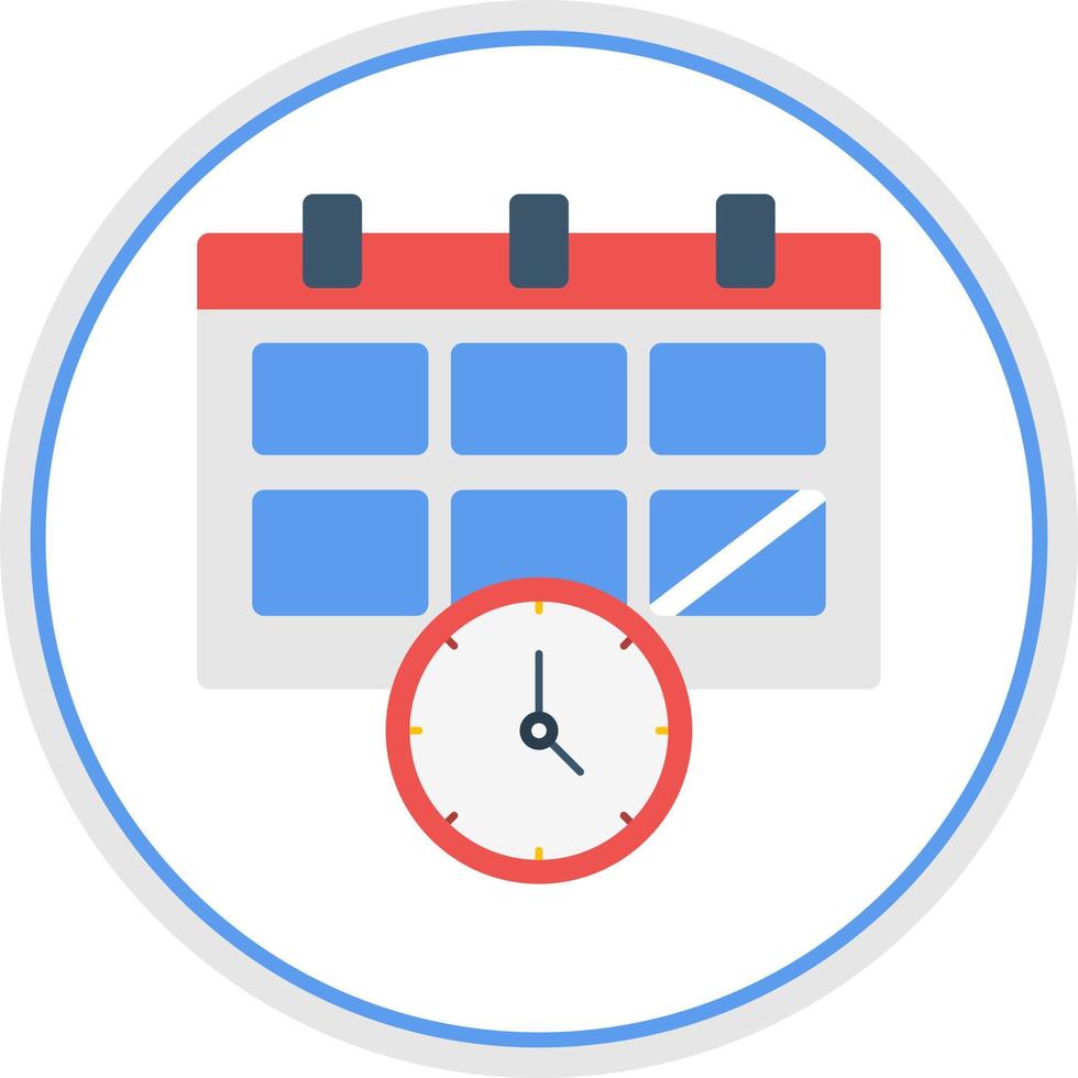 Deadline Vector Icon Design