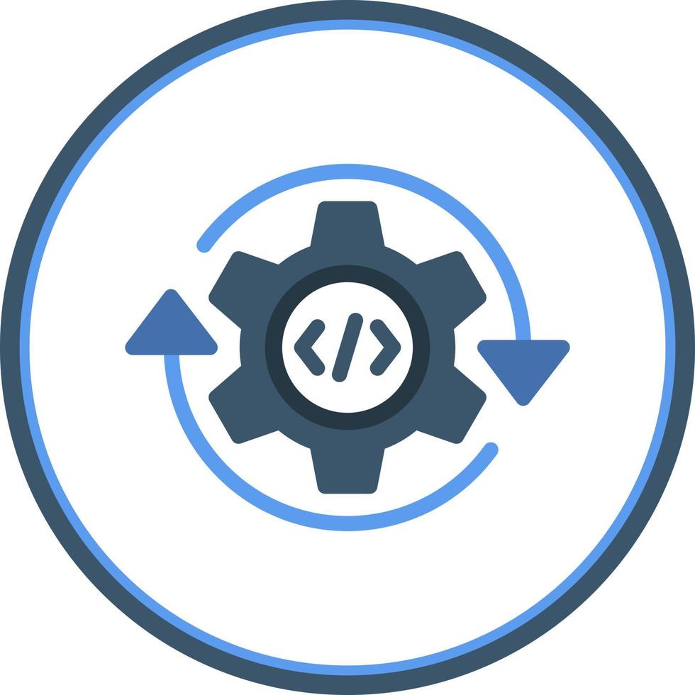 Continuous Integration Vector Icon Design