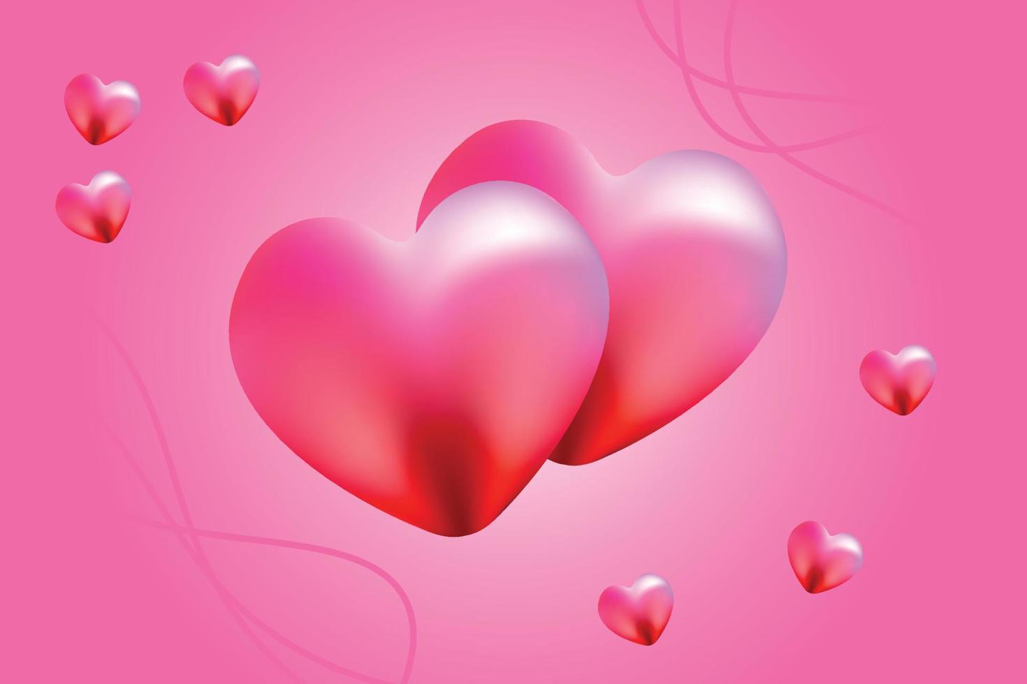 Premium composition for Valentine Day vector