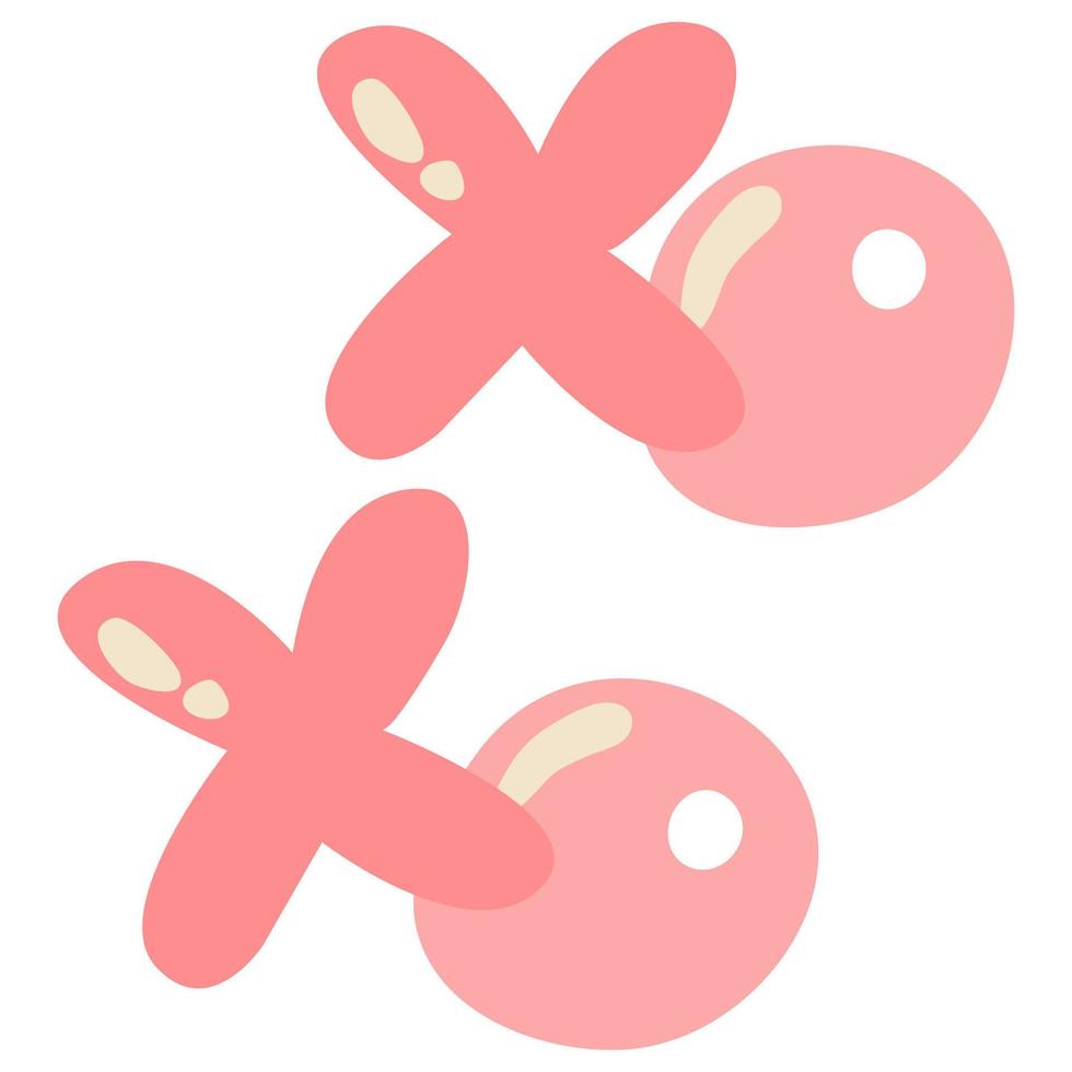 Lettering  Xo Xo. White background, isolate. Vector illustration.