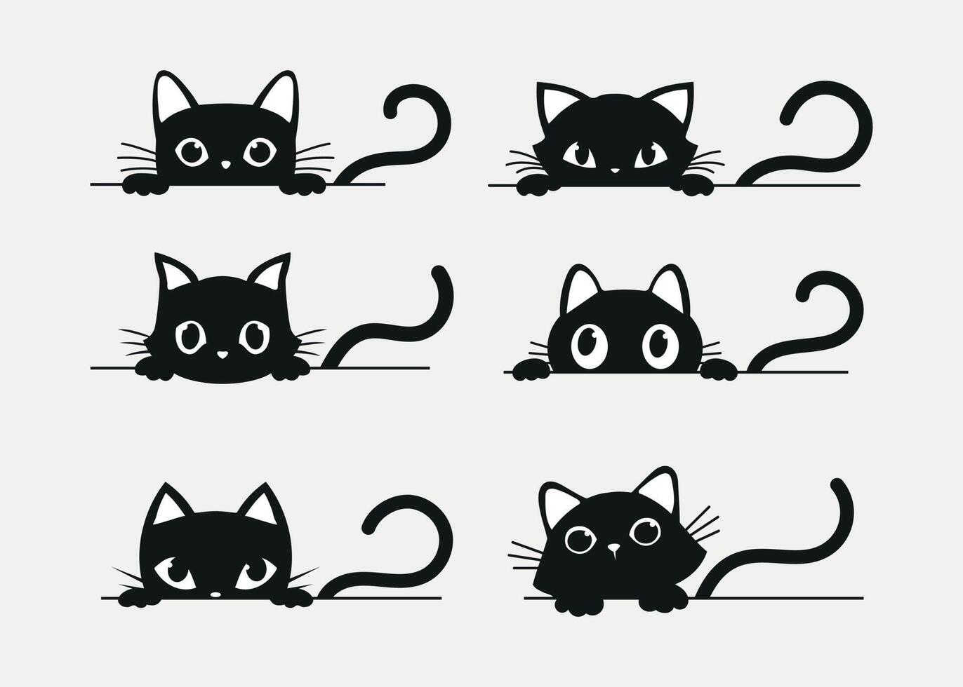 Cute cat face feline cartoon animal icon Vector Image