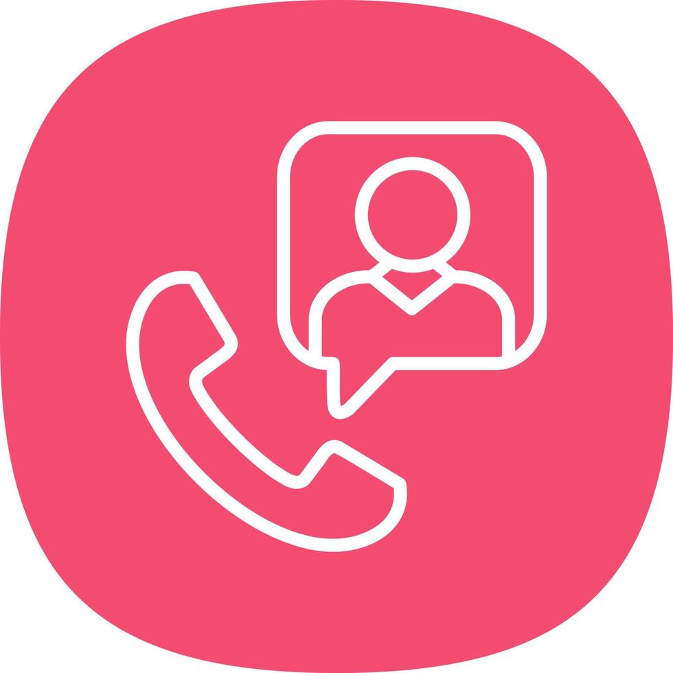 Cold Calling Vector Icon Design
