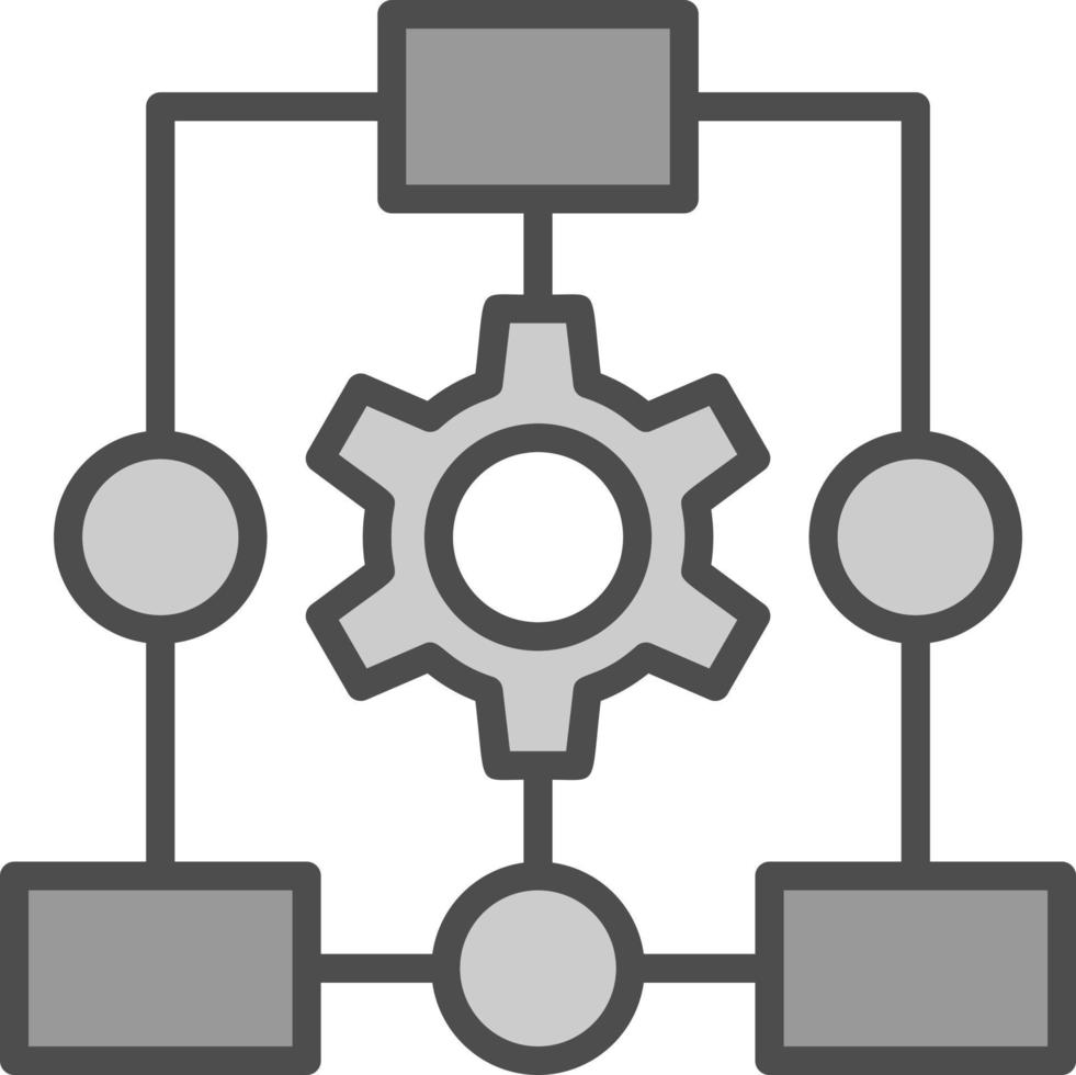 Workflow Process Vector Icon Design