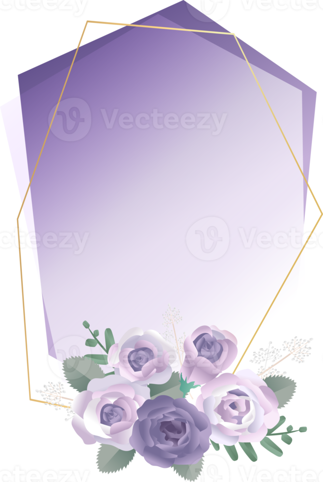 Rosenblumenetikett png