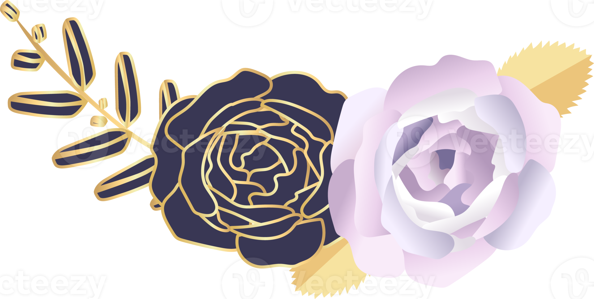 rose flower border png